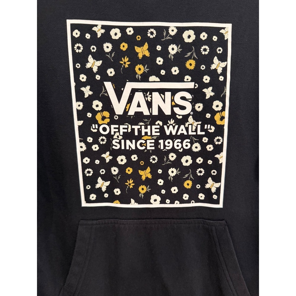 Vans Boys "Off the Wall" Floral Box Graphic Hoodie - Picture 2 of 5